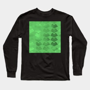 Jewel Ginkgo Single Hue Array Light Green Long Sleeve T-Shirt